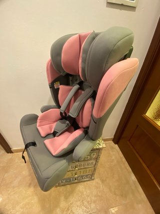 !!NUEVO!! Alzador sillita Kinderkraft gris y rosa