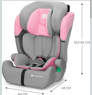 !!NUEVO!! Alzador sillita Kinderkraft gris y rosa