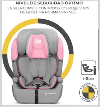 !!NUEVO!! Alzador sillita Kinderkraft gris y rosa