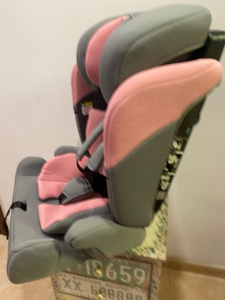 !!NUEVO!! Alzador sillita Kinderkraft gris y rosa