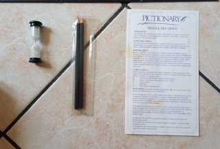 Pictionary gioco parole schizzate Parker vintage