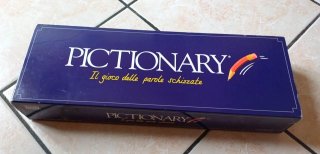 Pictionary gioco parole schizzate Parker vintage