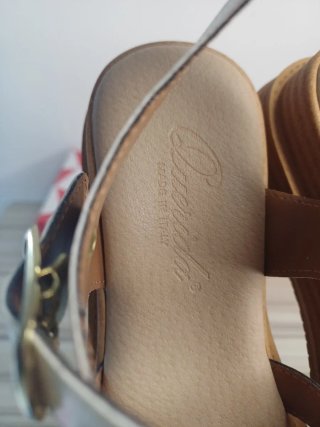 Sandali donna bianchi e marroni tg 36