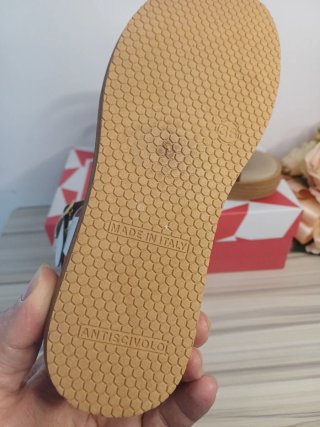 Sandali donna bianchi e marroni tg 36