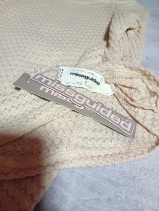 Jersey de punto acampanado