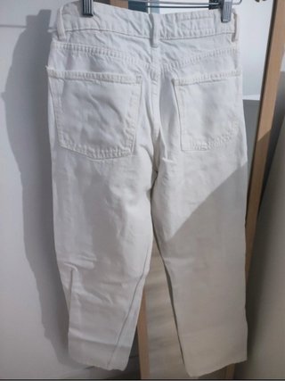 Pantalón Zara Blanco Talla S