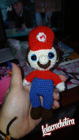 Muñeco Crochet Mario Bros