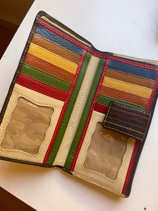 Cartera de piel