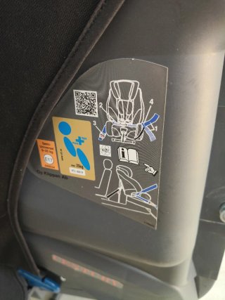 Silla coche Klippan a contramarcha