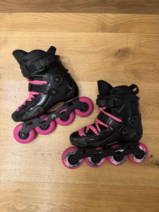 Patines FR Skates Mujer Negro/Rosa
