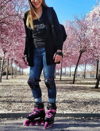 Patines FR Skates Mujer Negro/Rosa