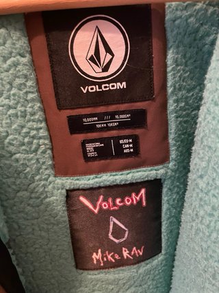 Campera Volcom Marrón Invierno/Esquí
