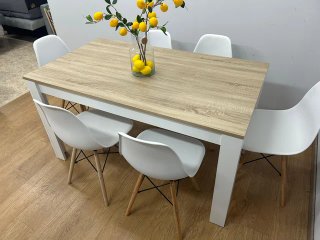 Mesa extensible + 6 sillas -Envio gratis