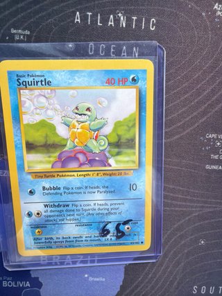 Squirtle Pokémon Carta 1995