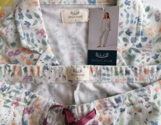 Pijama camisero floral J&Golmar
