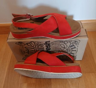 Sandalias Refresh Rojas Talla 38