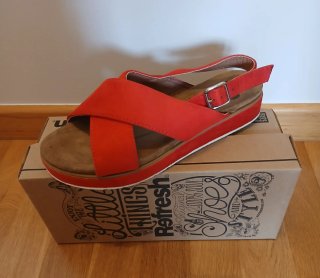 Sandalias Refresh Rojas Talla 38