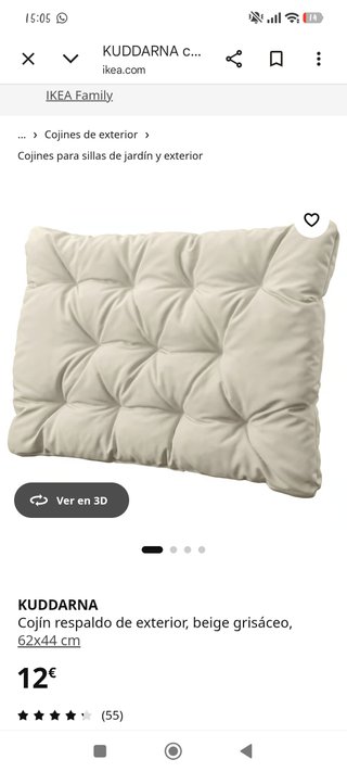 2 Módulos Sofá Exterior IKEA SEGERÖN