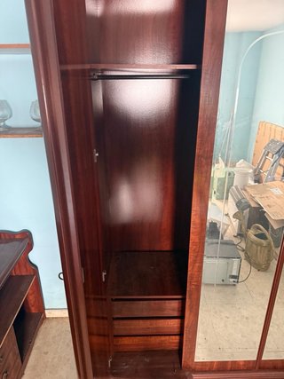 Lote Muebles Madera Oscura de caoba