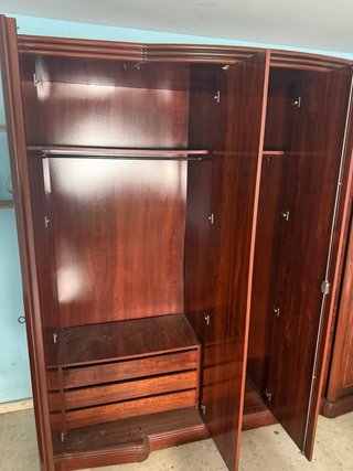 Lote Muebles Madera Oscura de caoba