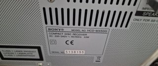 CMT-MX500i. MX500i Microsistema Hi-Fi
