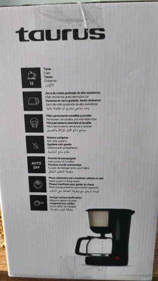 Cafetera Taurus Verona Vintage Cream 1000W