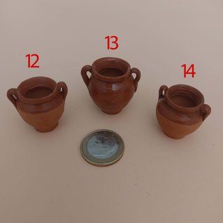 Miniature in argilla per case delle bambole/presepi