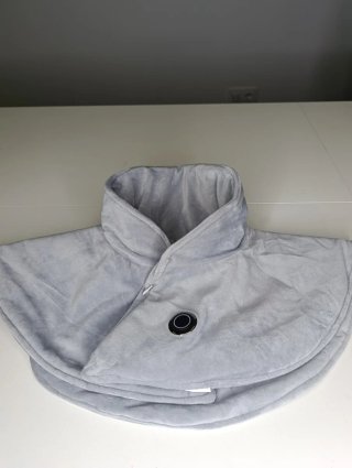 Almohadilla térmica eléctrica gris