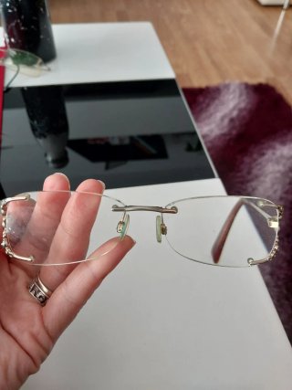Monturas Gafas Versace VHE040 Marrón/Rojo 54-17-14