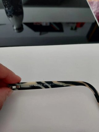 Monturas Gafas Versace VHE040 Marrón/Rojo 54-17-14