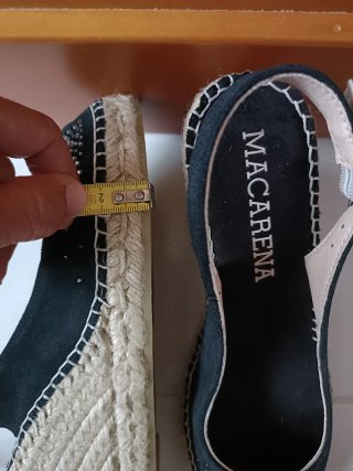 Alpargatas "Macarena". Sin Usar