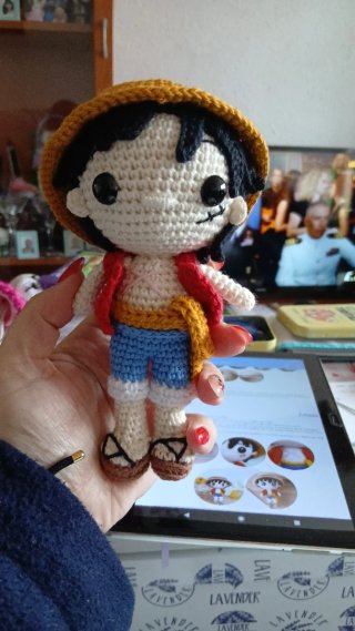 Muñeco ganchillo Luffy One Piece
