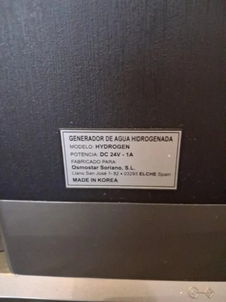 Hidrogenadora de agua