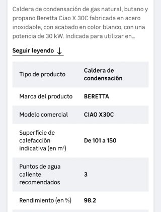Caldera gas NUEVA