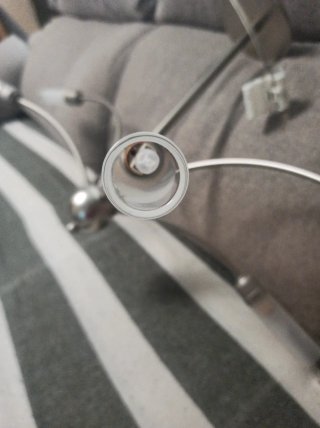 Lámpara de techo moderna metal y cristal