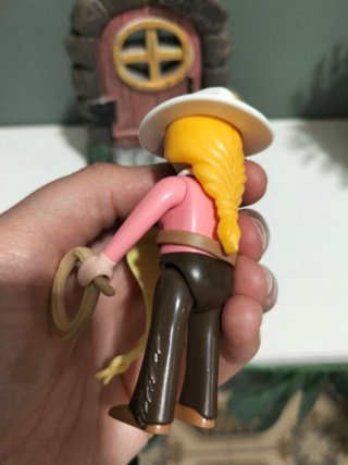 Playmobil Cowgirl con Lasso e Pergamena