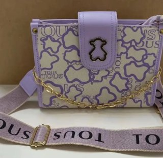 Bolso Tous Morado y Blanco