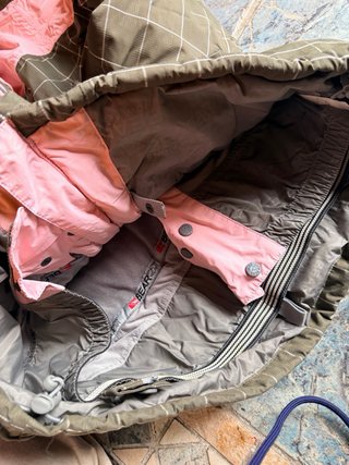 Tuta sci Bear rosa/grigio veste42