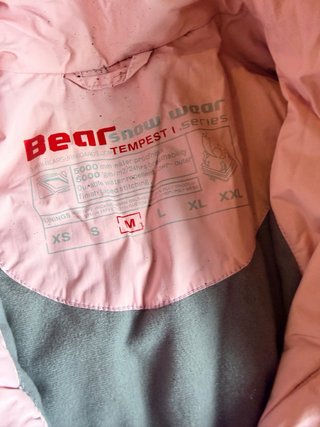 Tuta sci Bear rosa/grigio veste42