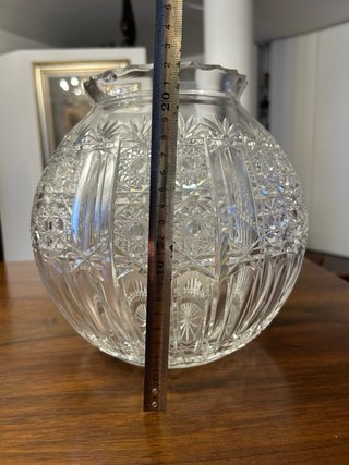 Vaso Ampolla Cristallo Lavorato