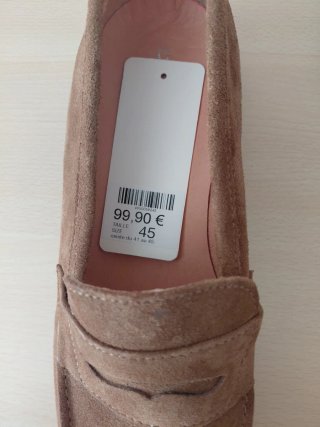 Mocasines Cyrillus ante marrón Talla 45