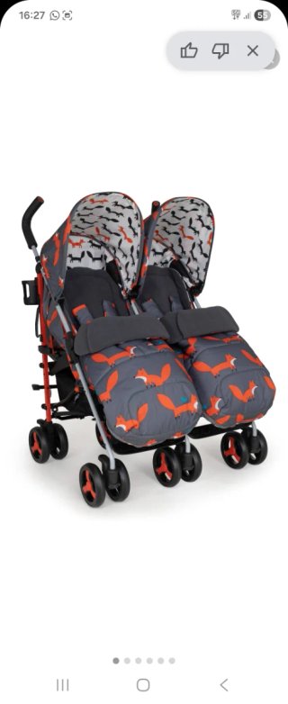 Silla de paseo gemelar Cosatto