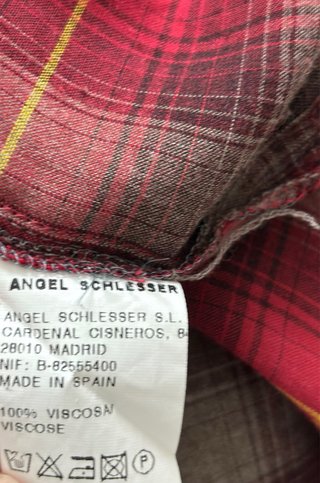 Vestido Angel Schlesser cuadros