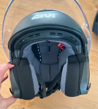Casco Moto Talla S Negro