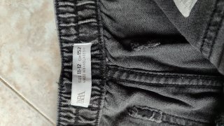 Pantaloni neri ragazza 11-12 anni