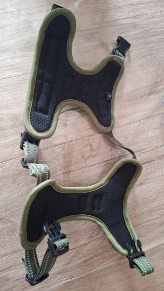 Pettorina cane verde militare tg S
