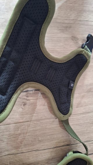 Pettorina cane verde militare tg S