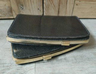 Carteras Billeteras Piel Negra Cierre Seguridad