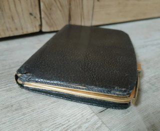 Carteras Billeteras Piel Negra Cierre Seguridad