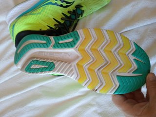 Zapatillas Running Saucony Verde y Turquesa
